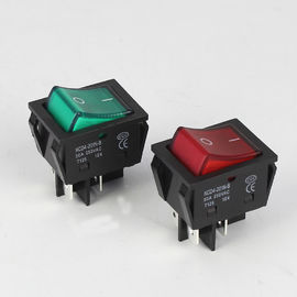 KCD4 DPST 4Pin ON-OFF 220V Red Illuminated 20A 30A Rocker Switch